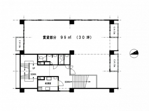 店舗・事務所 相鉄本線 天王町駅 徒歩8分 / 賃料 220,000円(税込)
