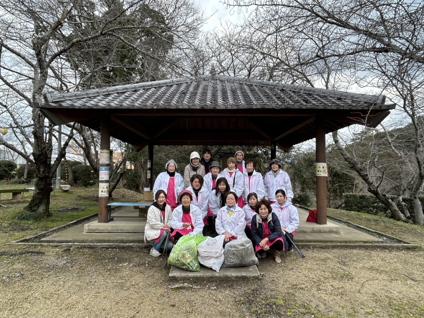 滝宮公園清掃活動の実施