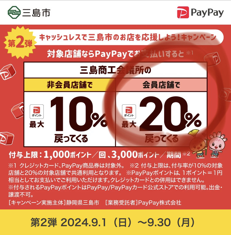 paypay キャンペーン実施中