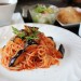 ランチ トマトと茄子のパスタ IMG_9086.JPG