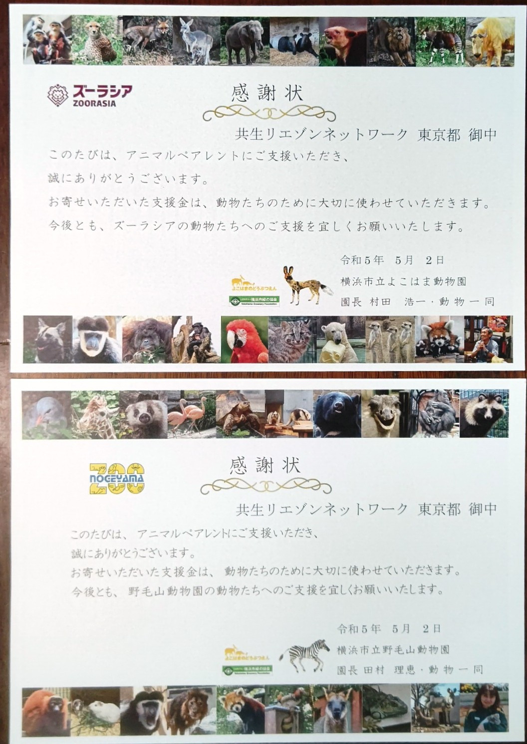 【リエゾン活動】継続・動物園のアニマルペアレント2023