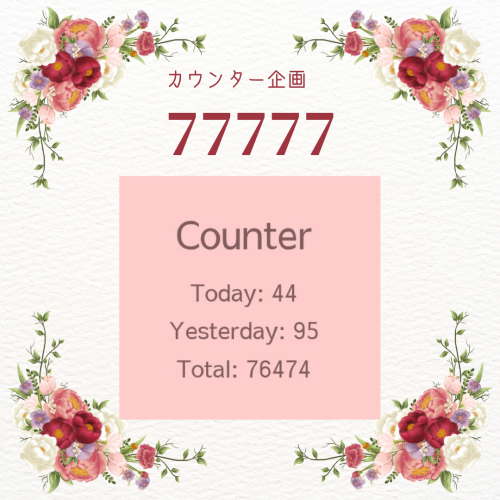 恒例のカウンター企画!スペシャルな77777