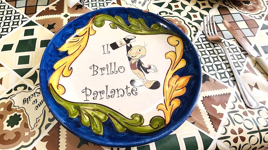iL Brillo Parlanteお皿