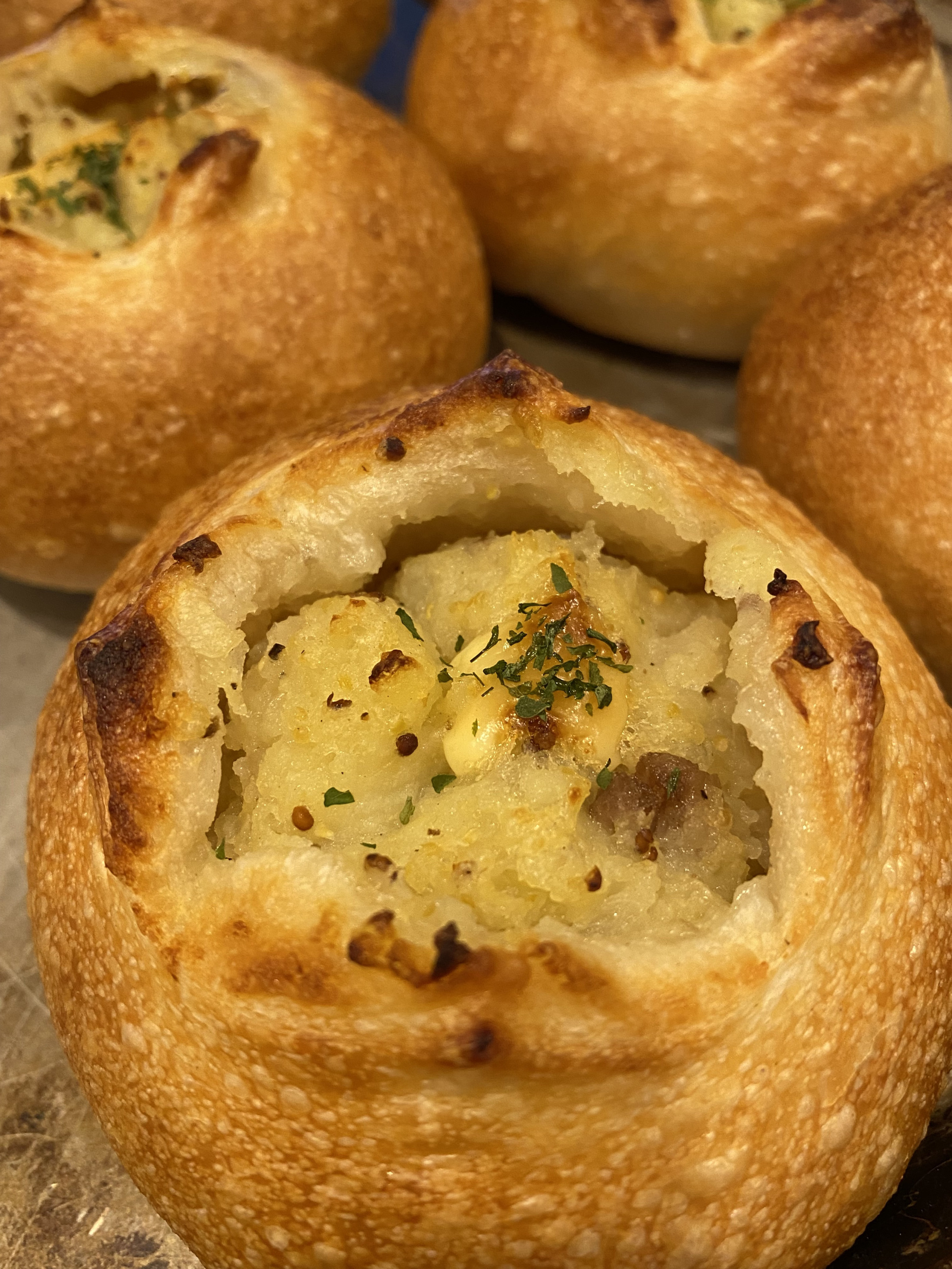 燻製ハムとポテトのフランス
