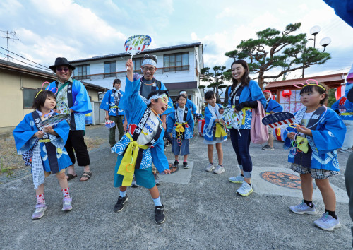 新田区が「あづみ野ばやし踊り賞」を受賞