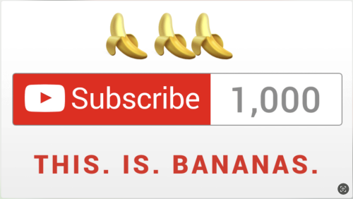 【祝】YouTube登録者数1000人達成！