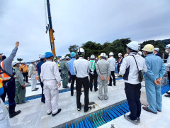  東名高速道路 蛭沢橋 大規模更新 現場見学会