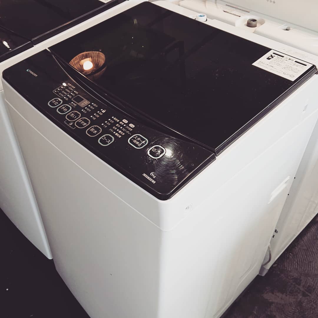 maxzen全自動洗濯機6kg、2017年。税込15,000円。