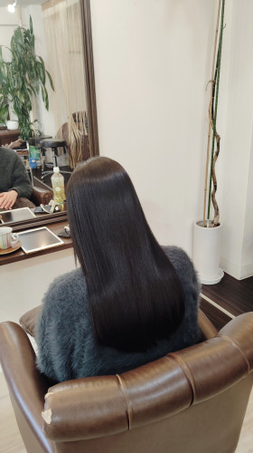 M3D縮毛矯正後のトリートメント