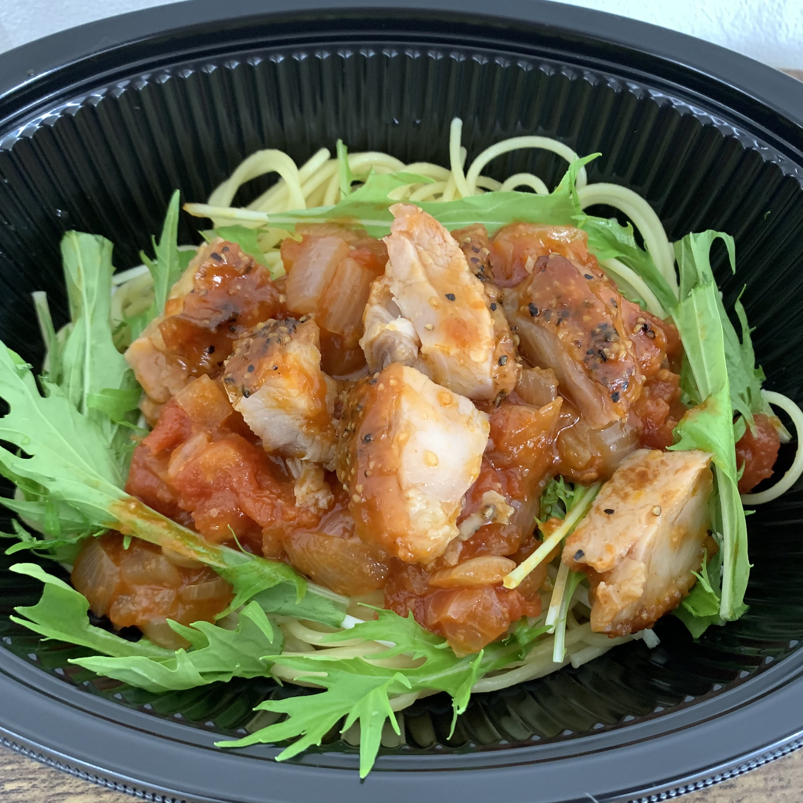 トマトチキンスパゲティ