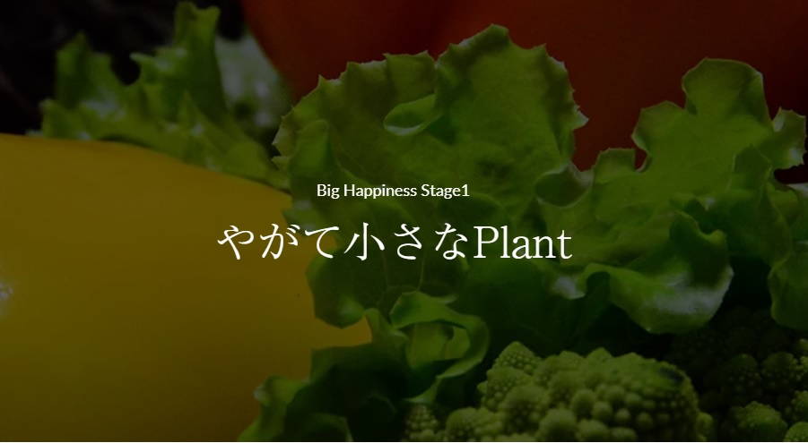 Big Happiness Stage1「やがて小さなPlant」