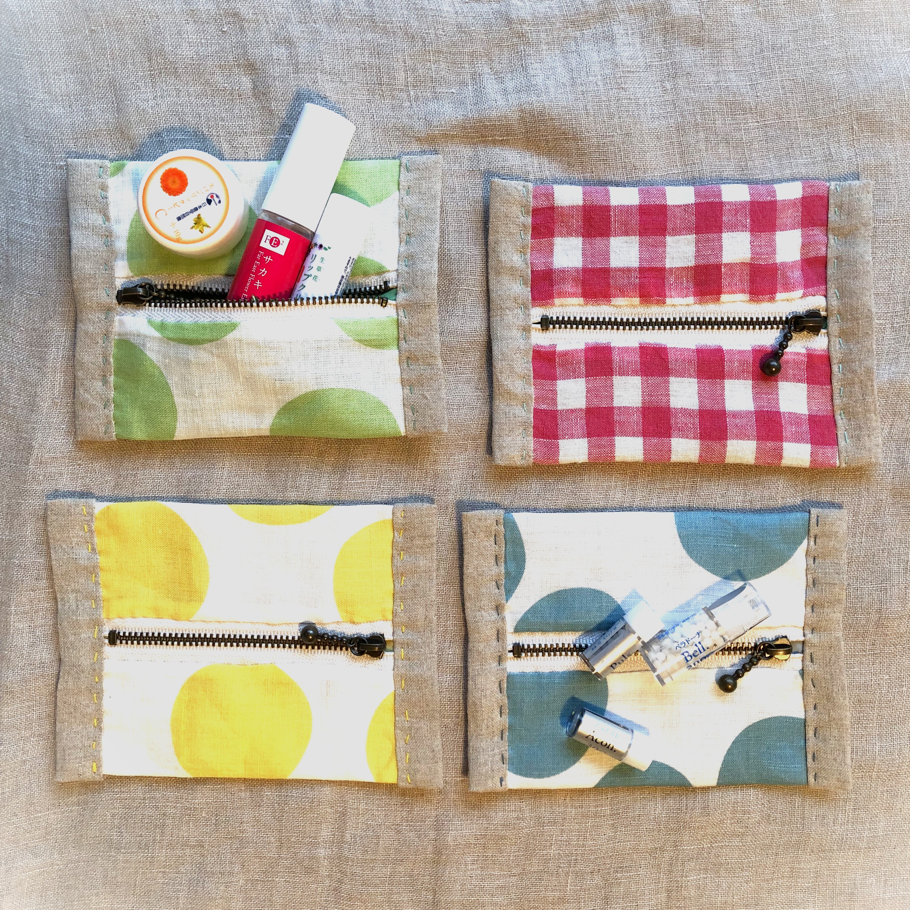 電磁波シールドポーチのワークショップ