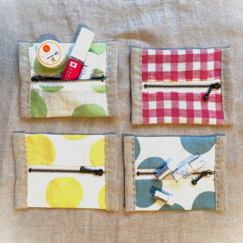 電磁波シールドポーチのワークショップ