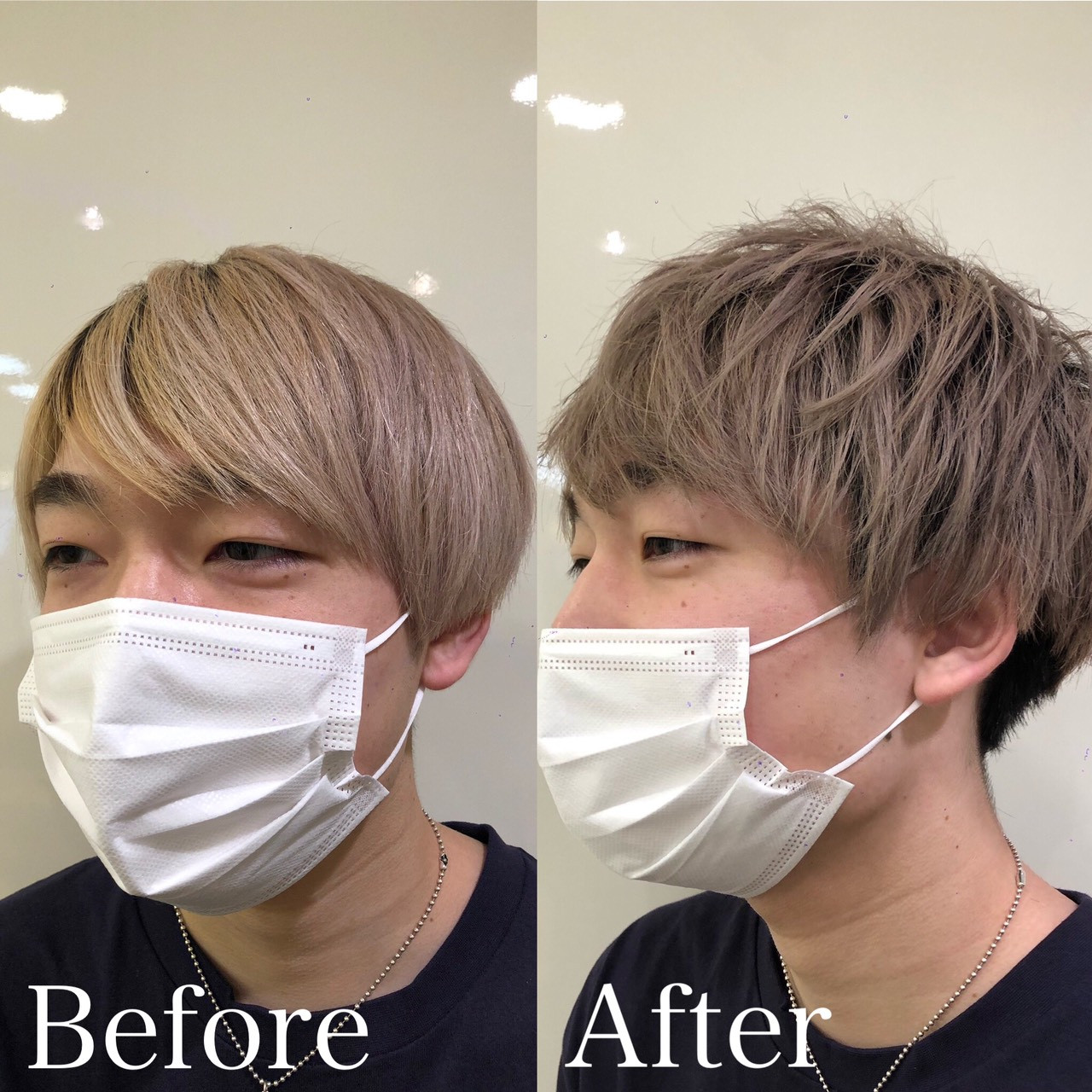 ★新生活応援プラン新規メンズ限定★質感カラー+炭酸スパ+スタイリング込み