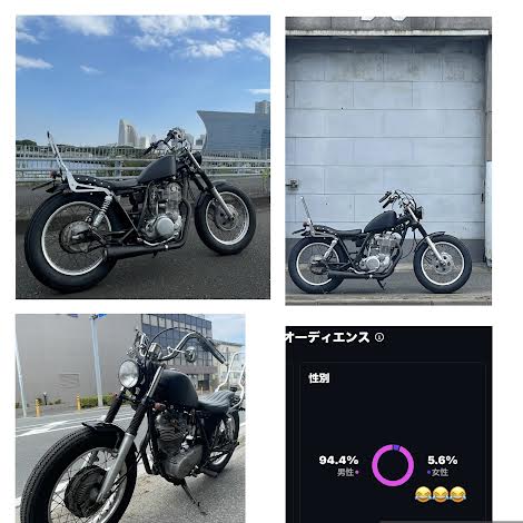 SR400ボルトオンチョッパー