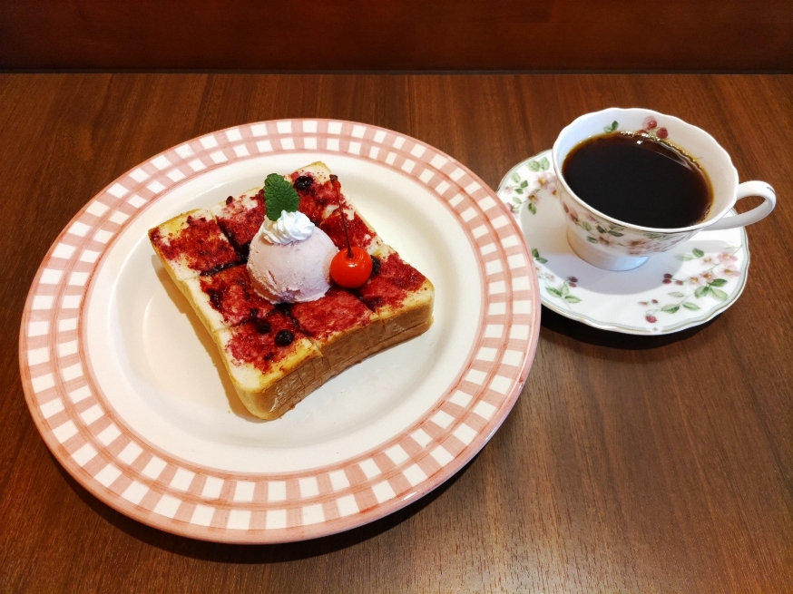 ブルーベリー・トーストセット
