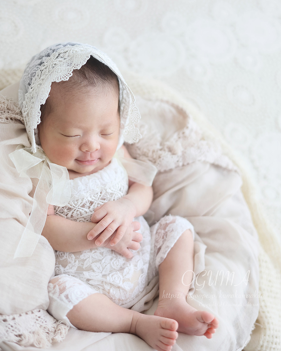 生後19日ちゃん 出張ニューボーンフォト