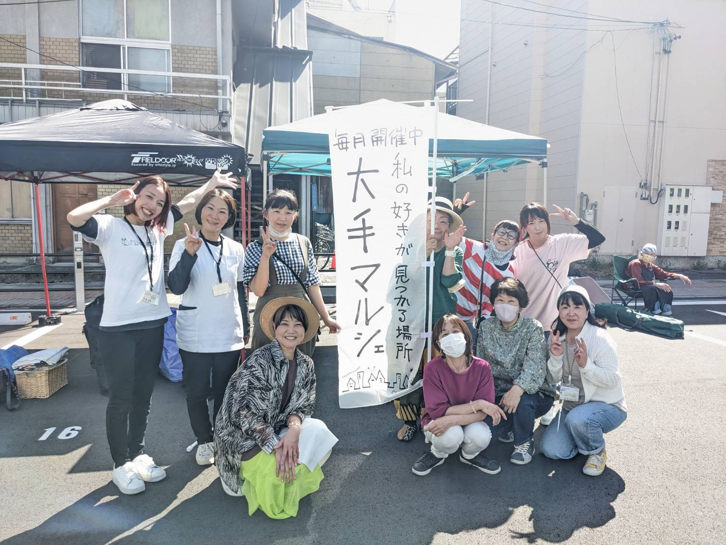 大手マルシェ賑やかに開催❣️