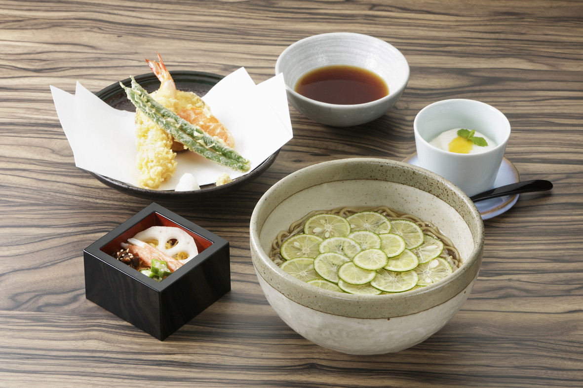 夏の特選御膳「すだちそば御膳」