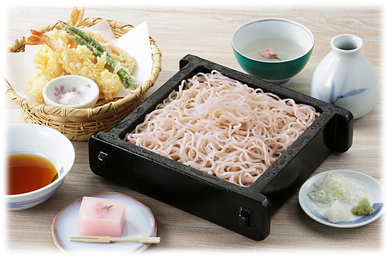 【春の味をぜひ】「さくらそば膳」開始