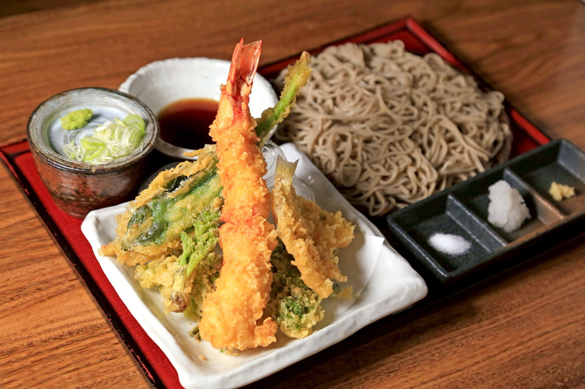 天せいろ（海老25cm）旬野菜の天ぷら