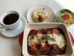 トマトたっぷり焼きカレー