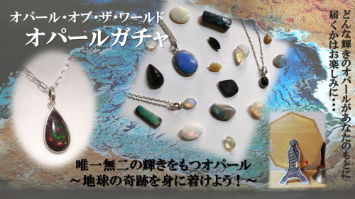 Makuake にて『オパールガチャ』のプロジェクト開始しました