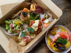 スペイン満喫お食事とおつまみ とりわけ不要のお一人様分のセット