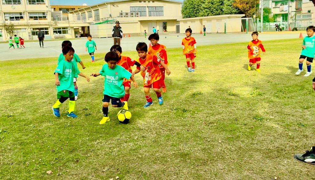 キッズ　練習試合の結果
