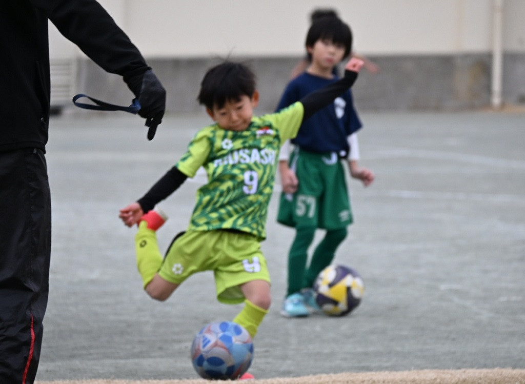 キッズ　練習試合の結果