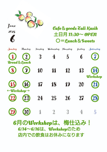 6月のスケジュール