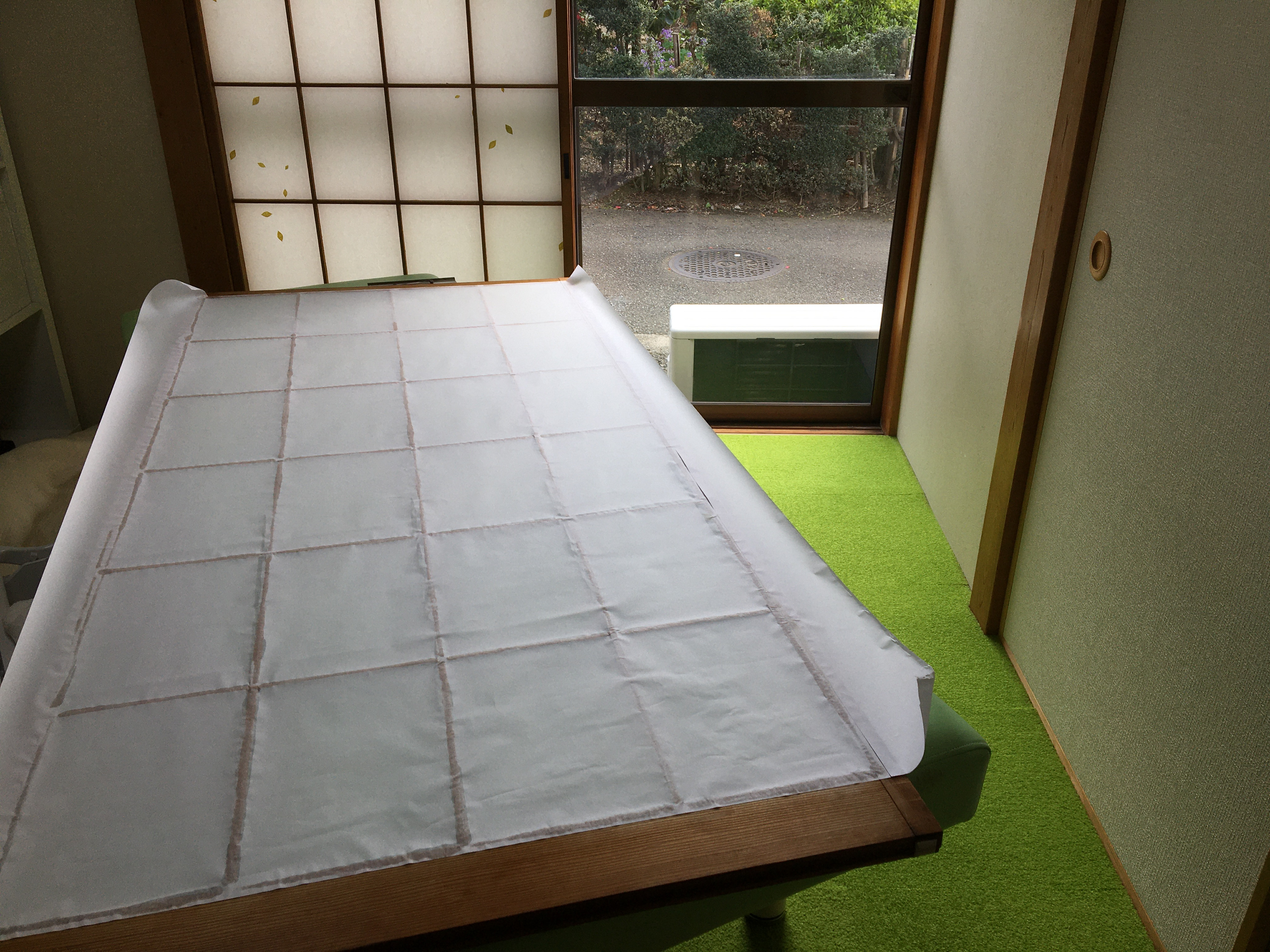 「障子がやぶれた」