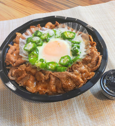 新作☆和風出汁で食べる牛ばらとろろ丼