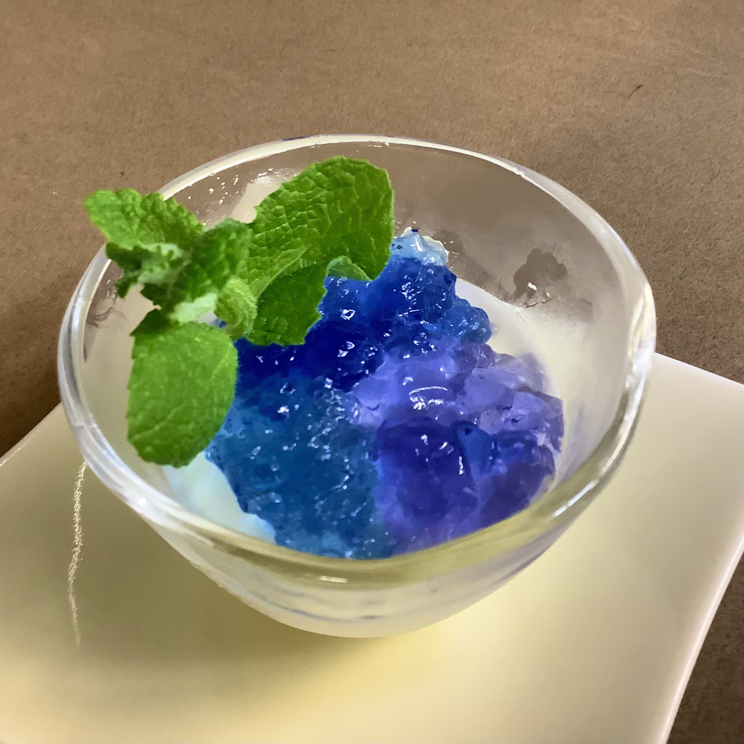 紫陽花デザート