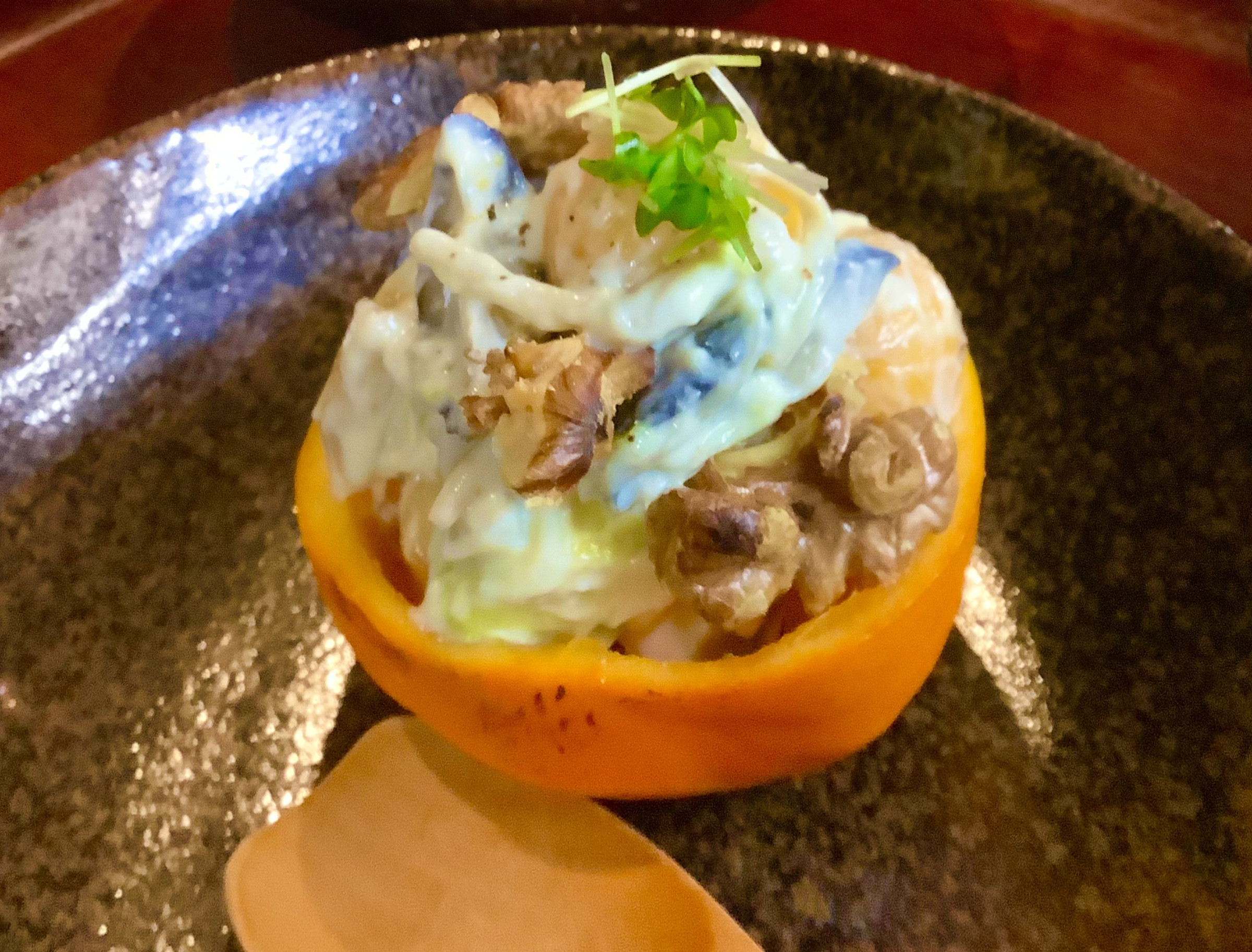 柿の白和え