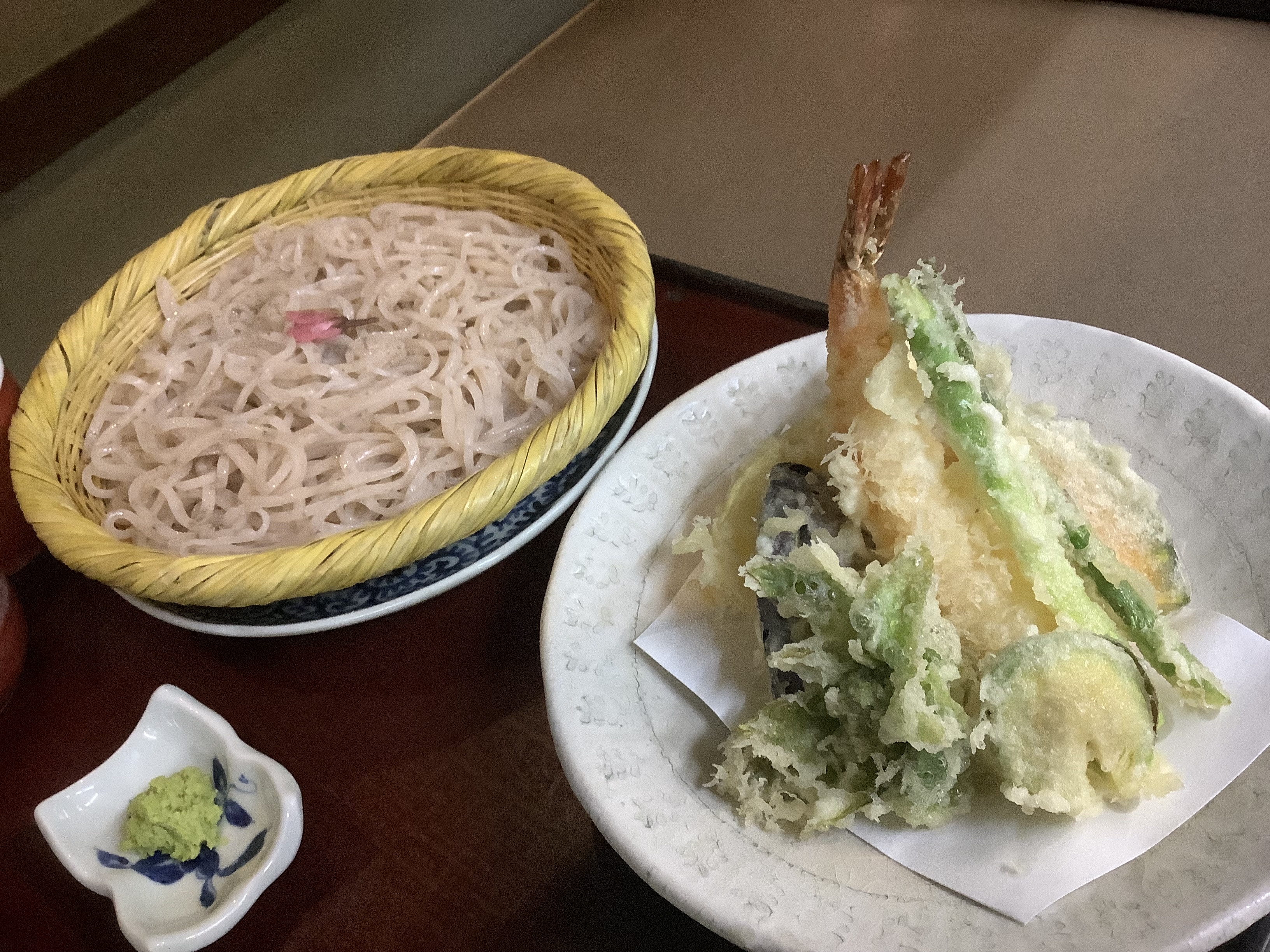 桜そば、桜御膳は12日（日）まで