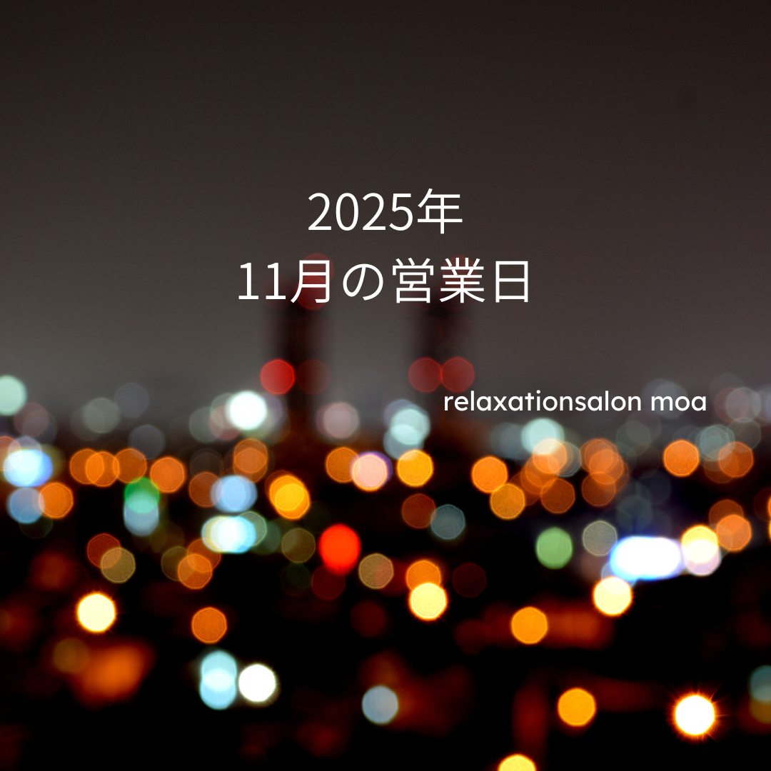 2025年 11月の営業日🌙