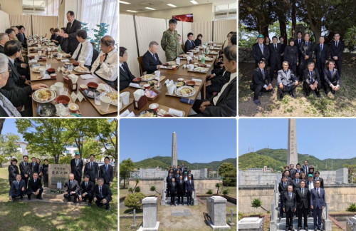 慰霊碑参拝・献花実施のご報告