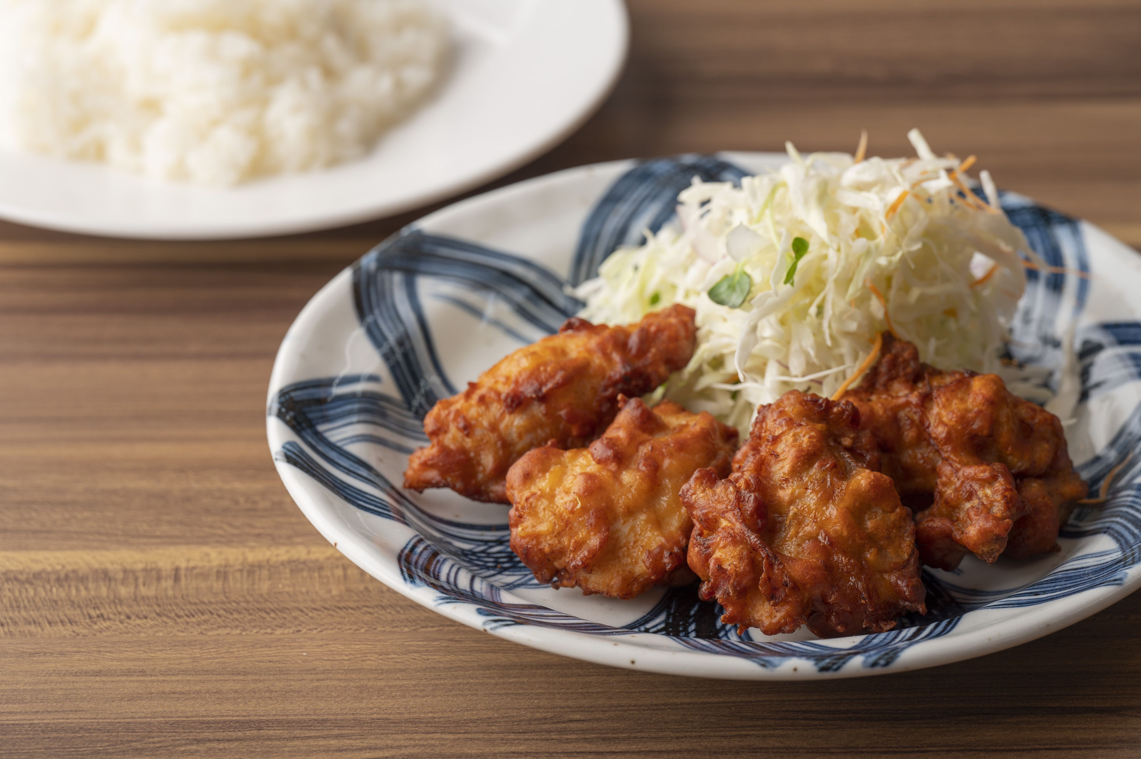 唐揚げ+ライス