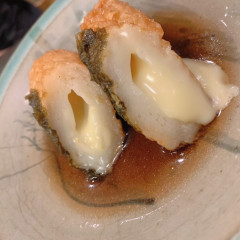 チーズ天(Cheese-ten)・fried fish cake with cheese・???・起司甜不辣
