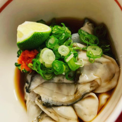  牡蠣酢＜ポン酢＞(Kaki-su)・Raw oysters (ponzu sauce)・??・??
