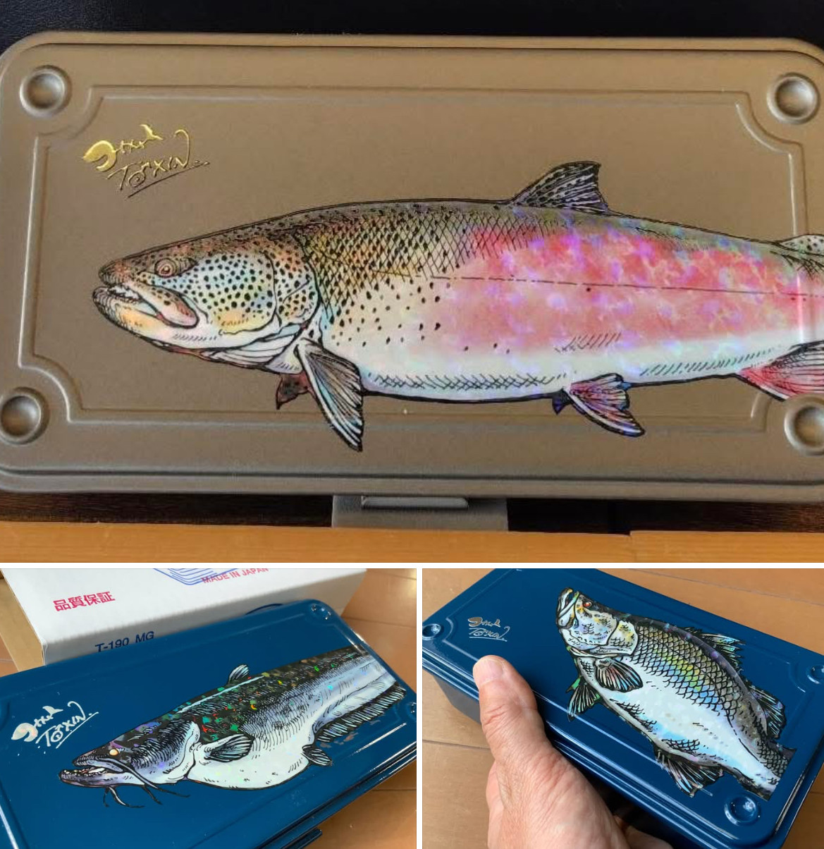 三大怪魚が揃いました。
