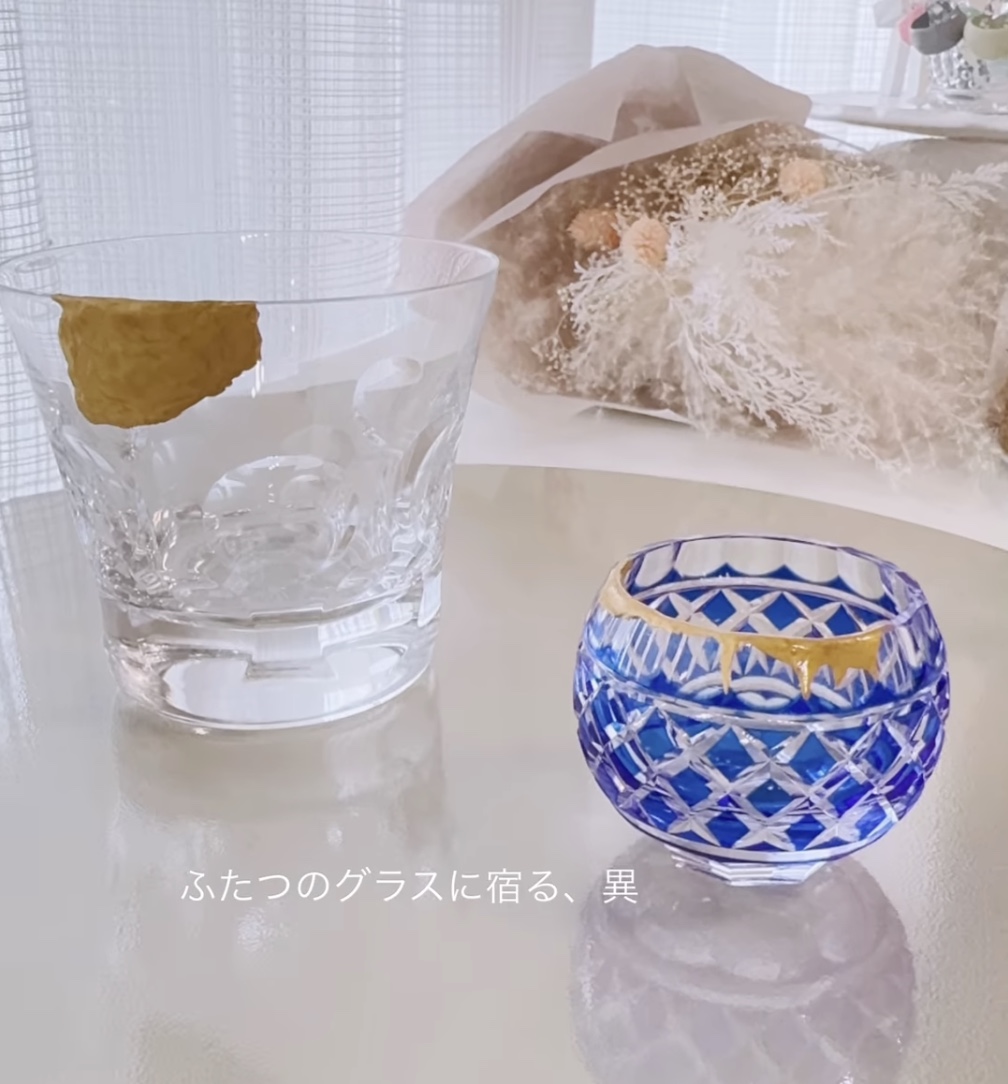𓍯 想いをつなぐふたつのグラス 𓍯