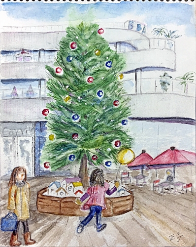 「ベイクオーターのクリスマス2」松本正子さん.jpg