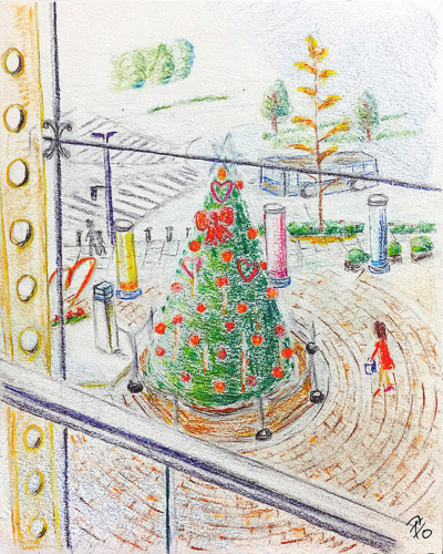 「クロスゲートのクリスマス」 君塚直三さん.jpg