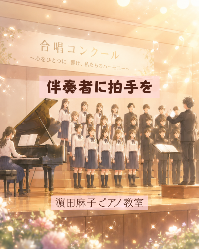 「伴奏者に、拍手を。」