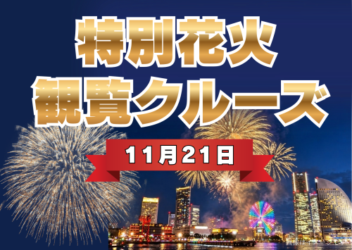 11月21日(土) 特別花火観覧クルーズ