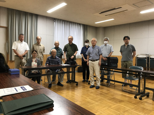 7月13日(土)の定例会は終了しました。