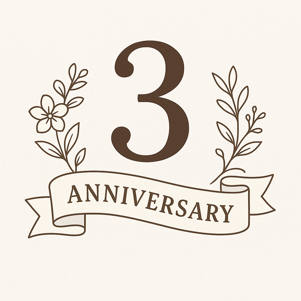 🎉㊗️3周年記念🎉