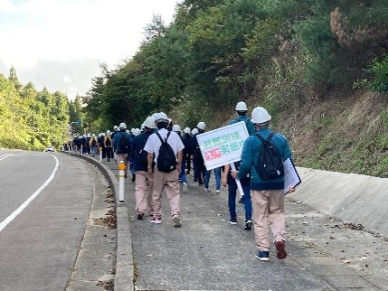 珠洲工場 避難訓練
